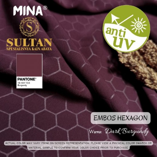 Embos Mina Anti UV Dark Burgundy
